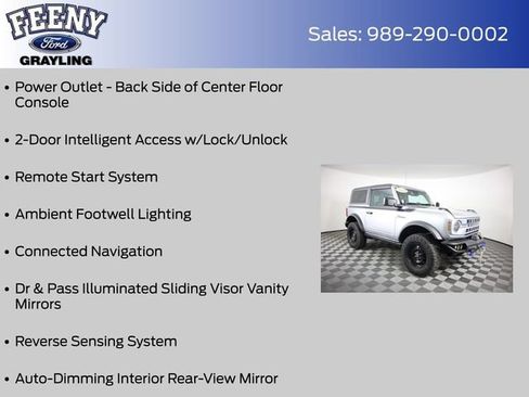 Certified 2021 Ford Bronco Black Diamond AWD/4WD image 17