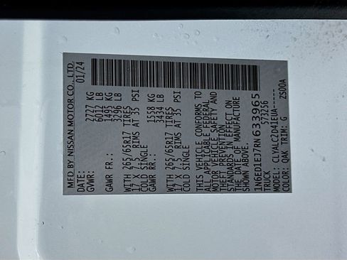 Used 2024 Nissan Frontier SV w/ SV Convenience Package image 31