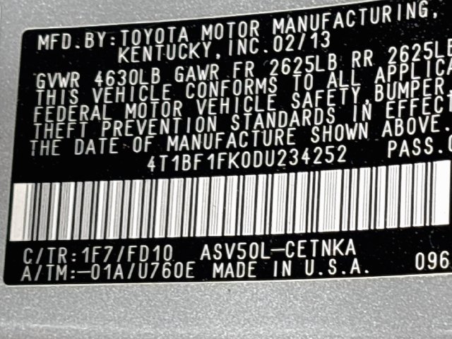 Used 2013 Toyota Camry LE FWD image 23