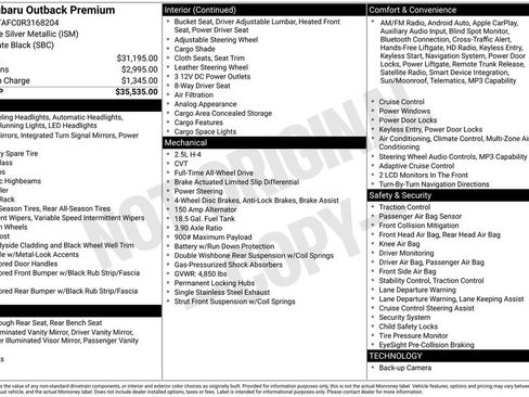 Used 2024 Subaru Outback Premium image 5