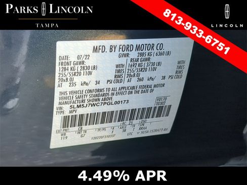 Certified 2023 Lincoln Aviator Reserve w/ Equipment Group 201A image 36