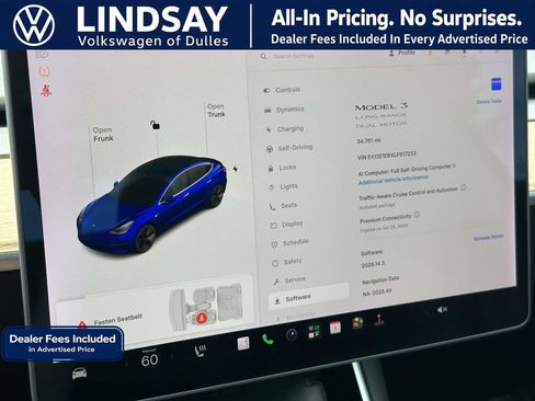 Used 2020 Tesla Model 3 Long Range AWD/4WD image 23