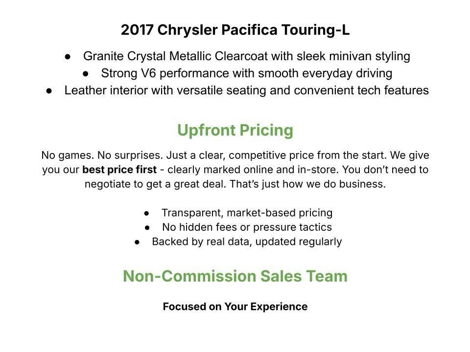 Used 2017 Chrysler Pacifica Touring-L w/ Tire & Wheel Group FWD image 3