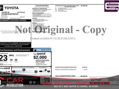 Used 2024 Toyota Tacoma SR image 8