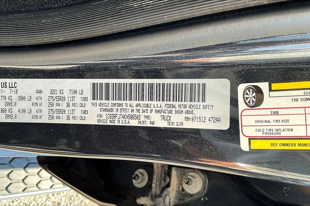 Used 2019 RAM 1500 Laramie AWD/4WD image 18