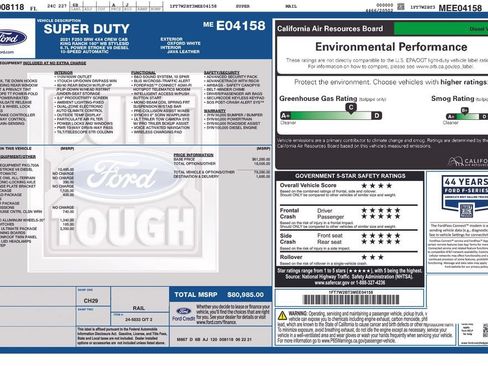 Used 2021 Ford F250 King Ranch w/ King Ranch Ultimate Package AWD/4WD image 6