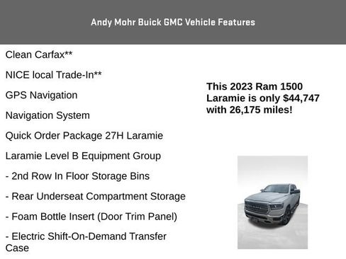 Used 2023 RAM 1500 Laramie AWD/4WD image 4