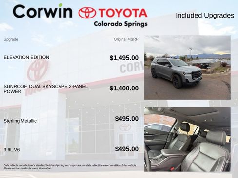 Used 2023 GMC Acadia SLT w/ Elevation Edition AWD/4WD image 8