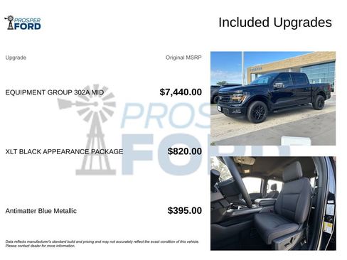 New 2025 Ford F150 XLT w/ Equipment Group 302A MID image 37