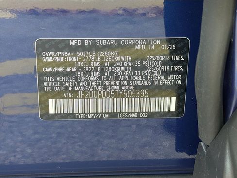 New 2026 Subaru Outback Limited image 42