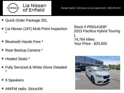 Used 2023 Chrysler Pacifica Touring-L FWD image 5