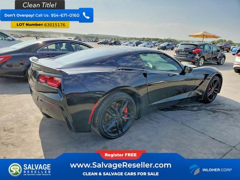 Used 2019 Chevrolet Corvette Stingray Coupe w/ Carbon Flash Badge Package RWD image 4