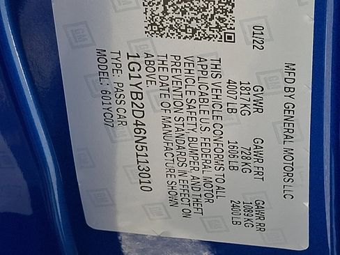 Used 2022 Chevrolet Corvette Stingray Preferred Cpe w/ 2LT RWD image 29