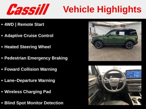 Used 2025 Ford Bronco Sport Outer Banks w/ Outer Banks Tech Package+ AWD/4WD image 7