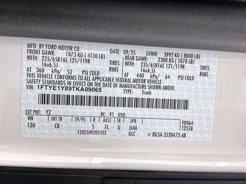 Used 2026 Ford Transit 150 Low Roof w/ Exterior Upgrade Package RWD image 35