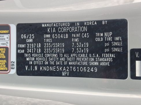 New 2026 Kia Carnival SX w/ SX Dark Edition Package image 23