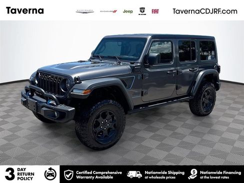 Used 2023 Jeep Wrangler Unlimited Rubicon 4xe AWD/4WD image 1