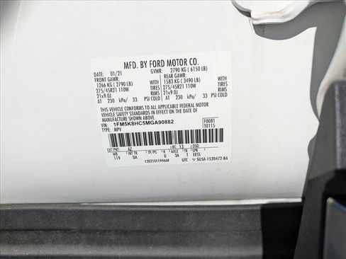 Used 2021 Ford Explorer Platinum w/ Equipment Group 601A image 22