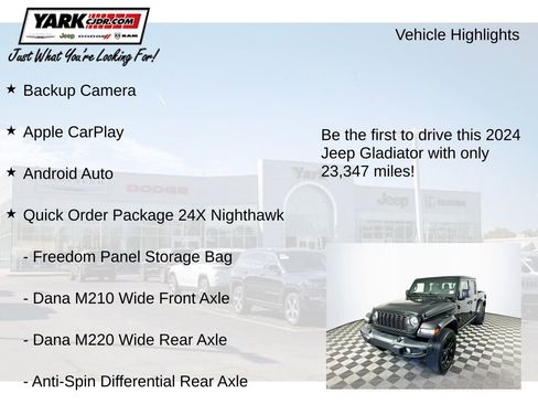Certified 2024 Jeep Gladiator Sport image 13