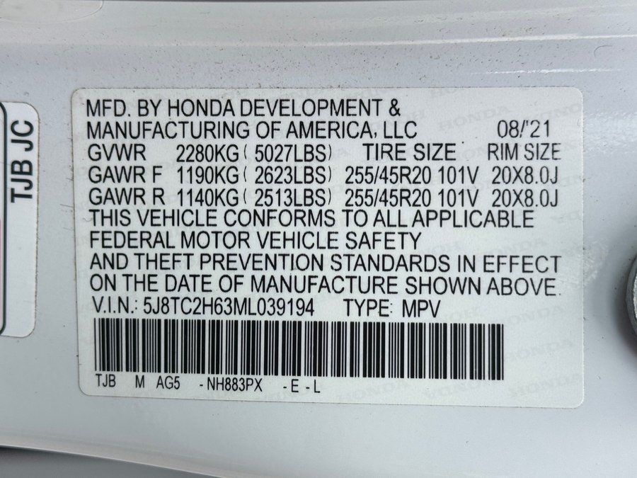 Used 2021 Acura RDX SH-AWD w/ A-Spec & Advance Pkg image 68