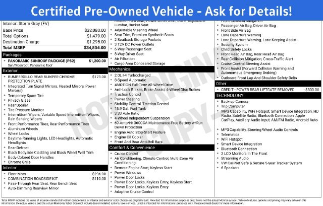 Certified 2023 Volkswagen Tiguan SE w/ Panoramic Sunroof Package AWD/4WD image 9