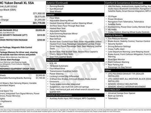 Used 2018 GMC Yukon XL Denali w/ Open Road Package image 5