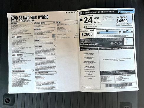 New 2026 Volvo XC90 B5 Plus w/ Protection Package Premier image 26