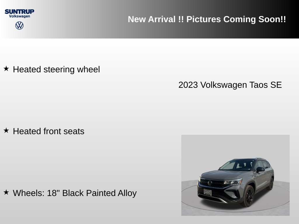 Used 2023 Volkswagen Taos SE w/ Panoramic Sunroof Package FWD image 12
