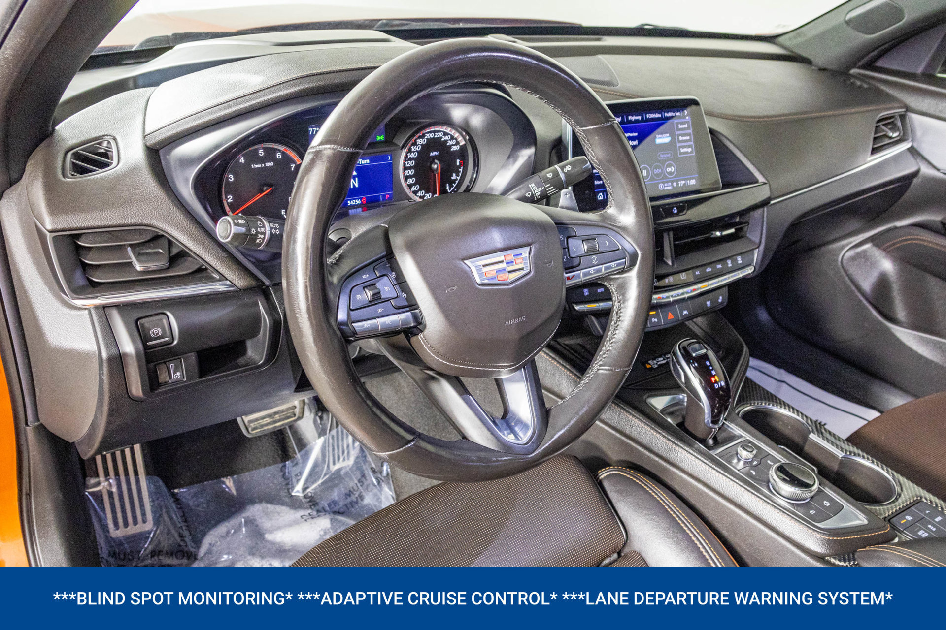 Used 2022 Cadillac CT4 V w/ LPO, ONYX Package AWD/4WD image 4