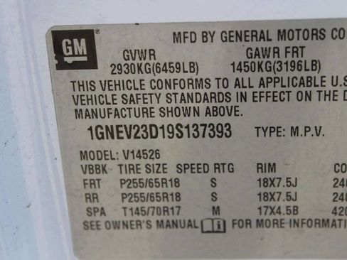 Used 2009 Chevrolet Traverse LT image 11