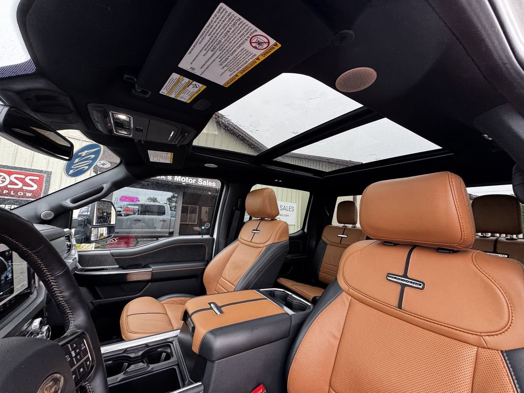 Used 2024 Ford F450 Platinum w/ Camper Package AWD/4WD image 3