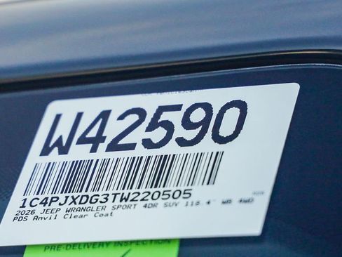 New 2026 Jeep Wrangler Unlimited Sport AWD/4WD image 29