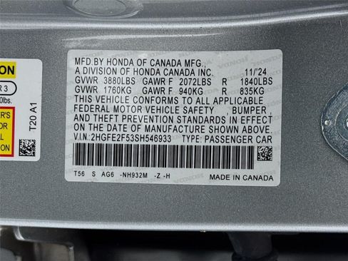 Used 2025 Honda Civic Sport image 29