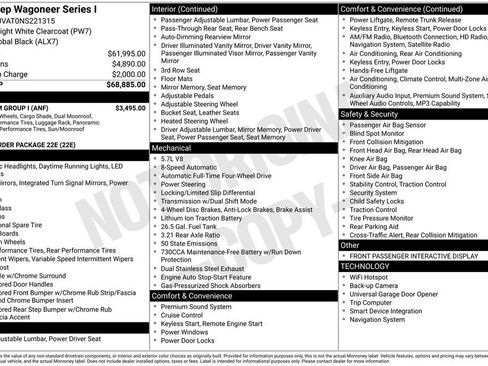 Used 2022 Jeep Wagoneer Series I w/ Premium Group I image 2