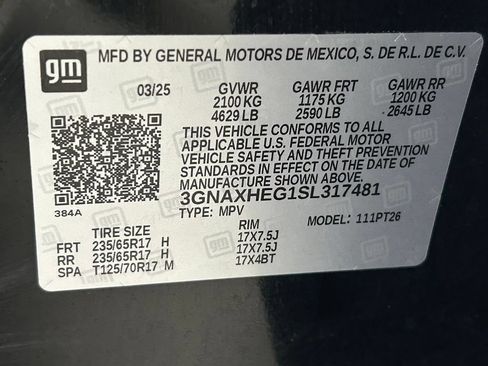 Used 2025 Chevrolet Equinox LT FWD image 43