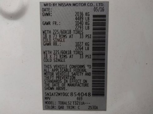 Used 2016 Nissan Rogue SL w/ SL Premium Package image 33