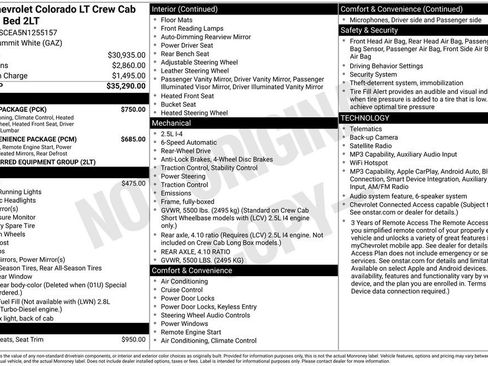Used 2022 Chevrolet Colorado LT w/ Luxury Package RWD image 6