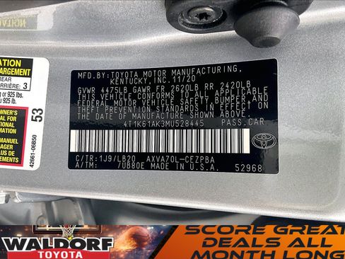 Used 2021 Toyota Camry XSE image 36