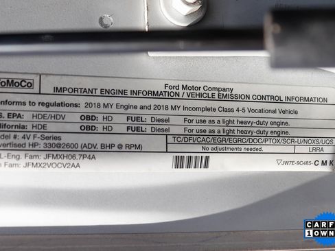 Used 2018 Ford F550 4x4 Crew Cab Super Duty image 53