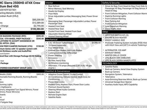 New 2026 GMC Sierra 2500 AT4X w/ LPO, Black Badging Package AWD/4WD image 3