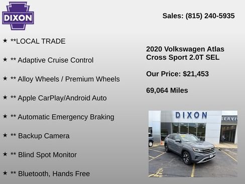 Used 2020 Volkswagen Atlas Cross Sport SEL AWD/4WD image 4