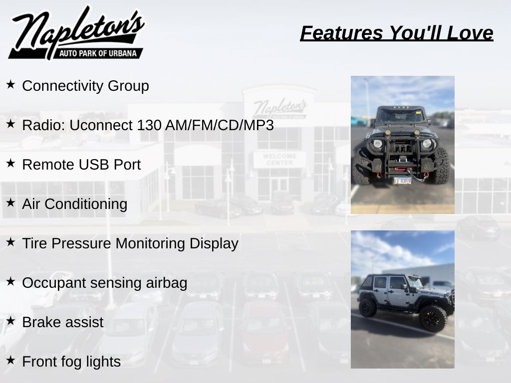 Used 2014 Jeep Wrangler Unlimited Sport w/ Connectivity Group AWD/4WD image 5