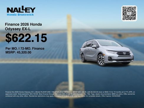 New 2026 Honda Odyssey EX-L image 7