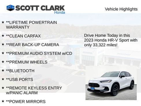 Used 2023 Honda HR-V Sport image 11