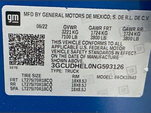 Certified 2022 Chevrolet Silverado 1500 ZR2 w/ Technology Package image 33