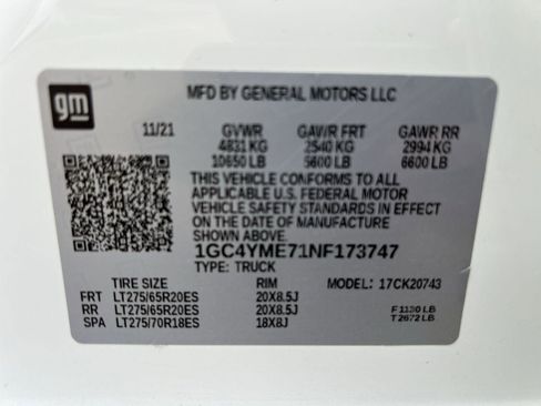 Certified 2022 Chevrolet Silverado 2500 Custom w/ Custom Convenience Package image 33