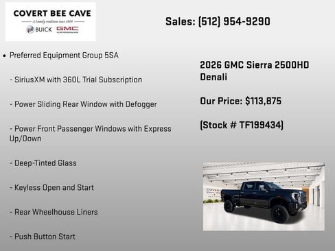 New 2026 GMC Sierra 2500 Denali w/ Denali Reserve Package AWD/4WD image 7