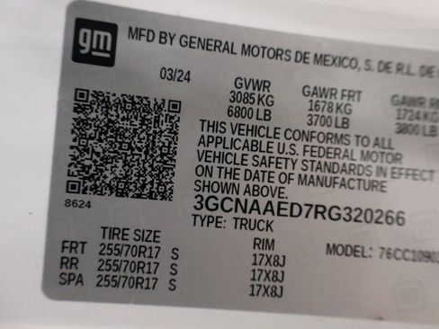 Used 2024 Chevrolet Silverado 1500 W/T w/ WT Fleet Convenience Package image 13