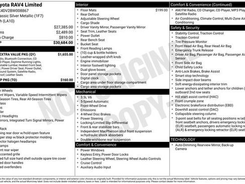 Used 2011 Toyota RAV4 Limited w/ Limited Extra Value Pkg image 10