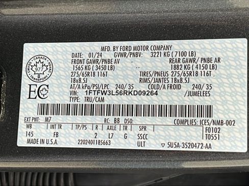 Used 2024 Ford F150 XLT w/ Equipment Group 302A MID AWD/4WD image 26